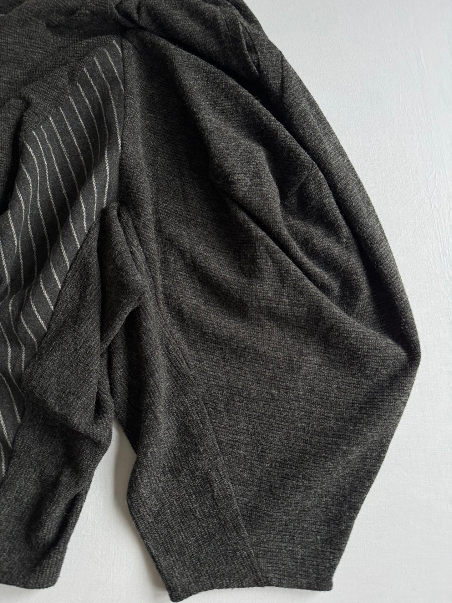 🌚 Pantaloni Grey Drop Crotch Wide Leg / Balloon – Uni Size