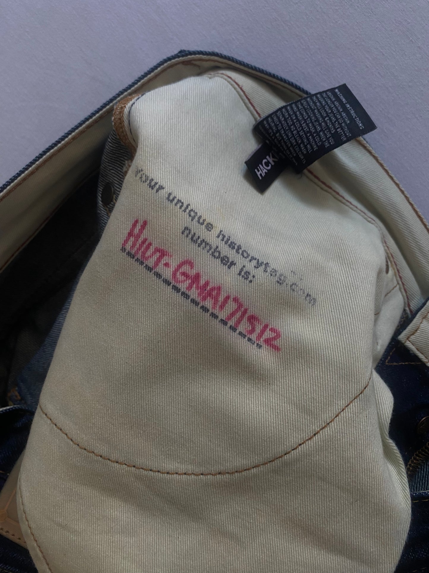 Jeans Hiut Denim Co – Hackr Model – Japanese Selvedge – Slim Fit – W31 L32