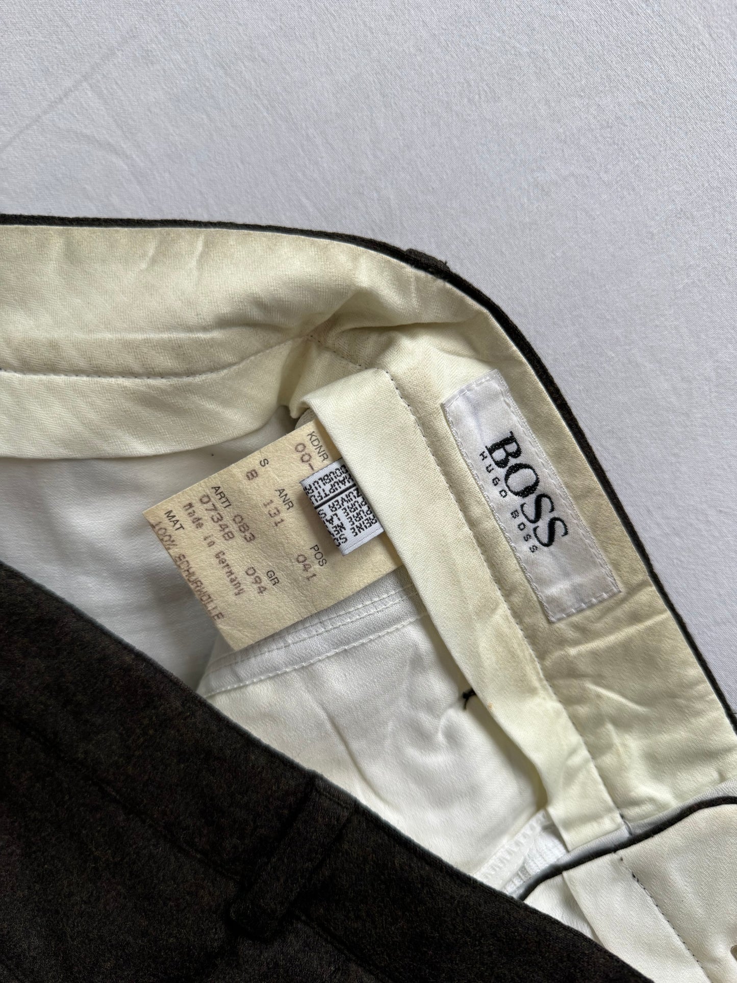 🎩 Pantaloni Hugo Boss din Lână Virgină – Mărime aprox. EU 50