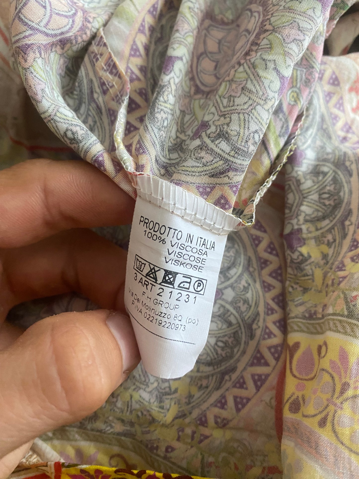 Fustă Maxi Vintage – Print Vibrant – 100% Vâscoză 🌺🌀