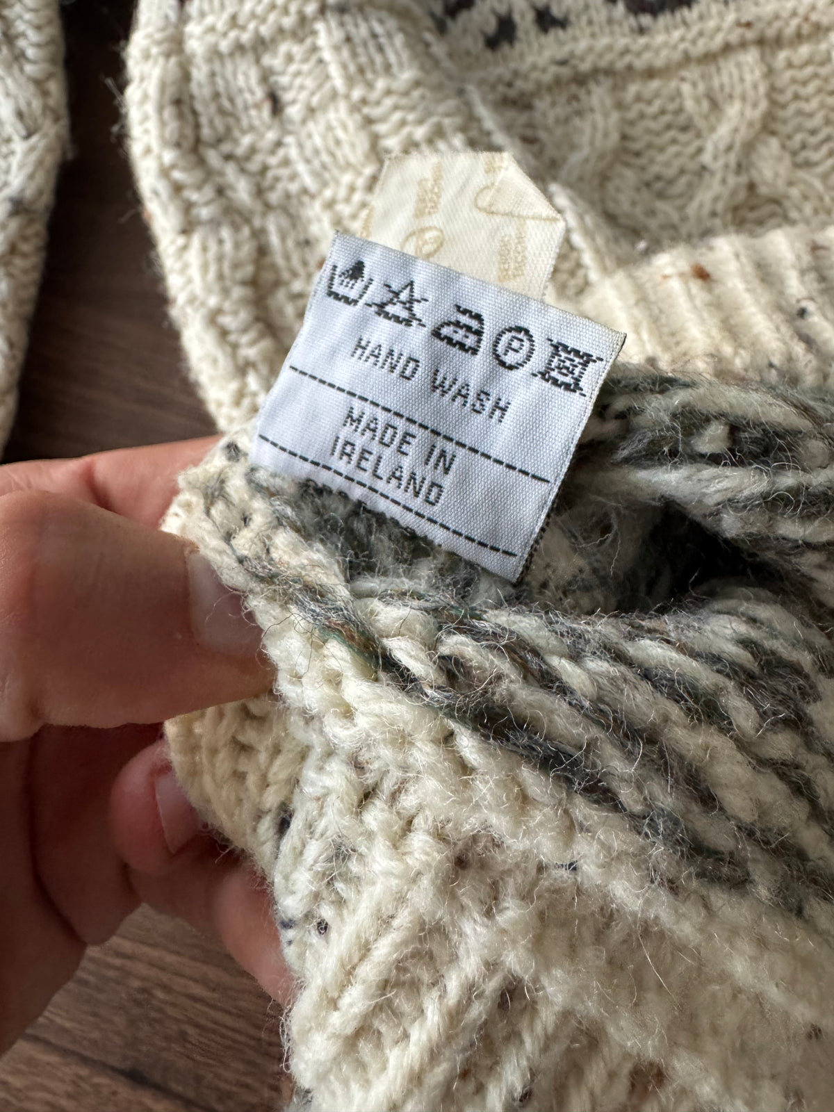Sergio Tacchini Pulover Lână Vintage Bărbați | Cable Knit | L