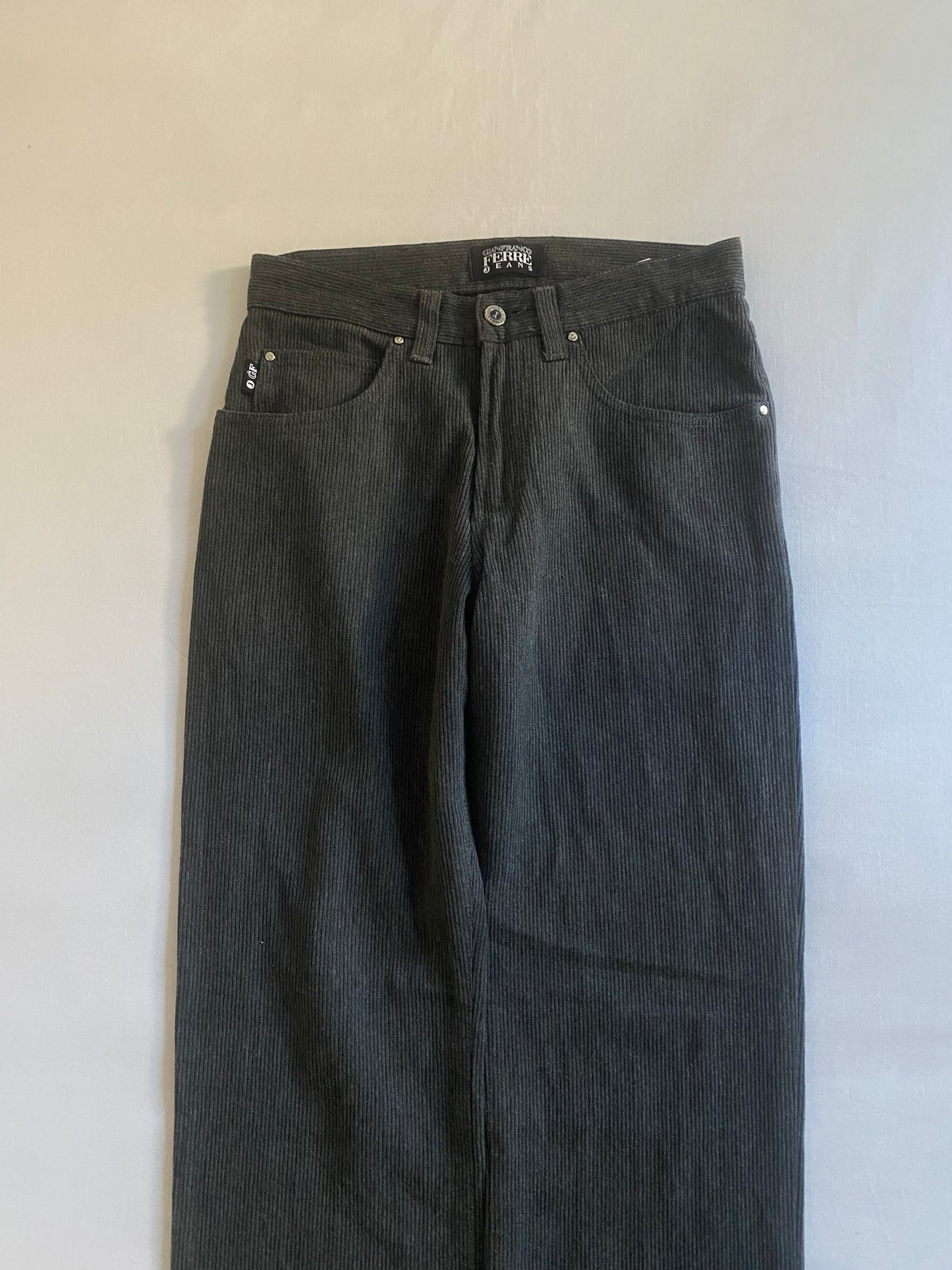 Y2K Gianfranco Ferre Light Corduroy Trousers