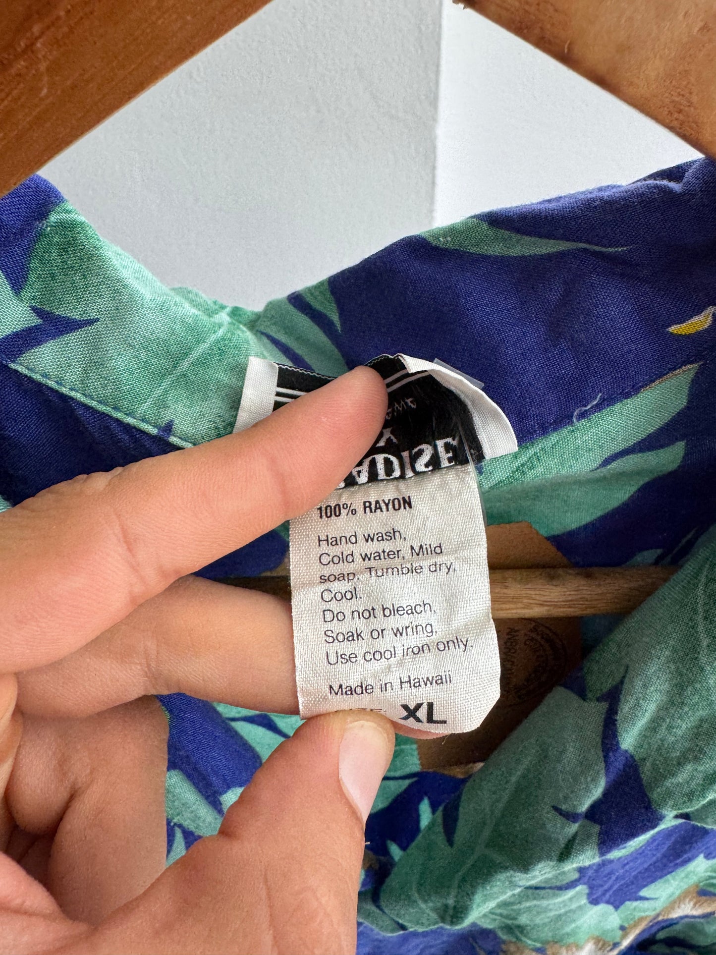 🌺 Cămașă Hawaiian Vintage Printed | 100% Rayon | Made in Hawaii – XL