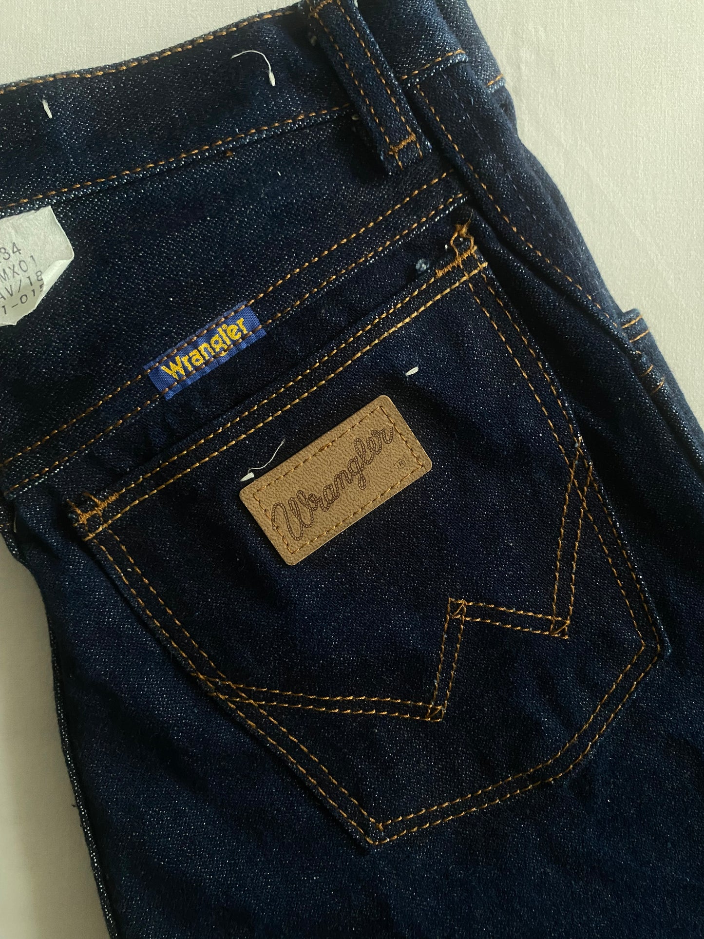 👖 Jeanși Wrangler Vintage ’80s Deadstock – Made in Malta – W27 x L34