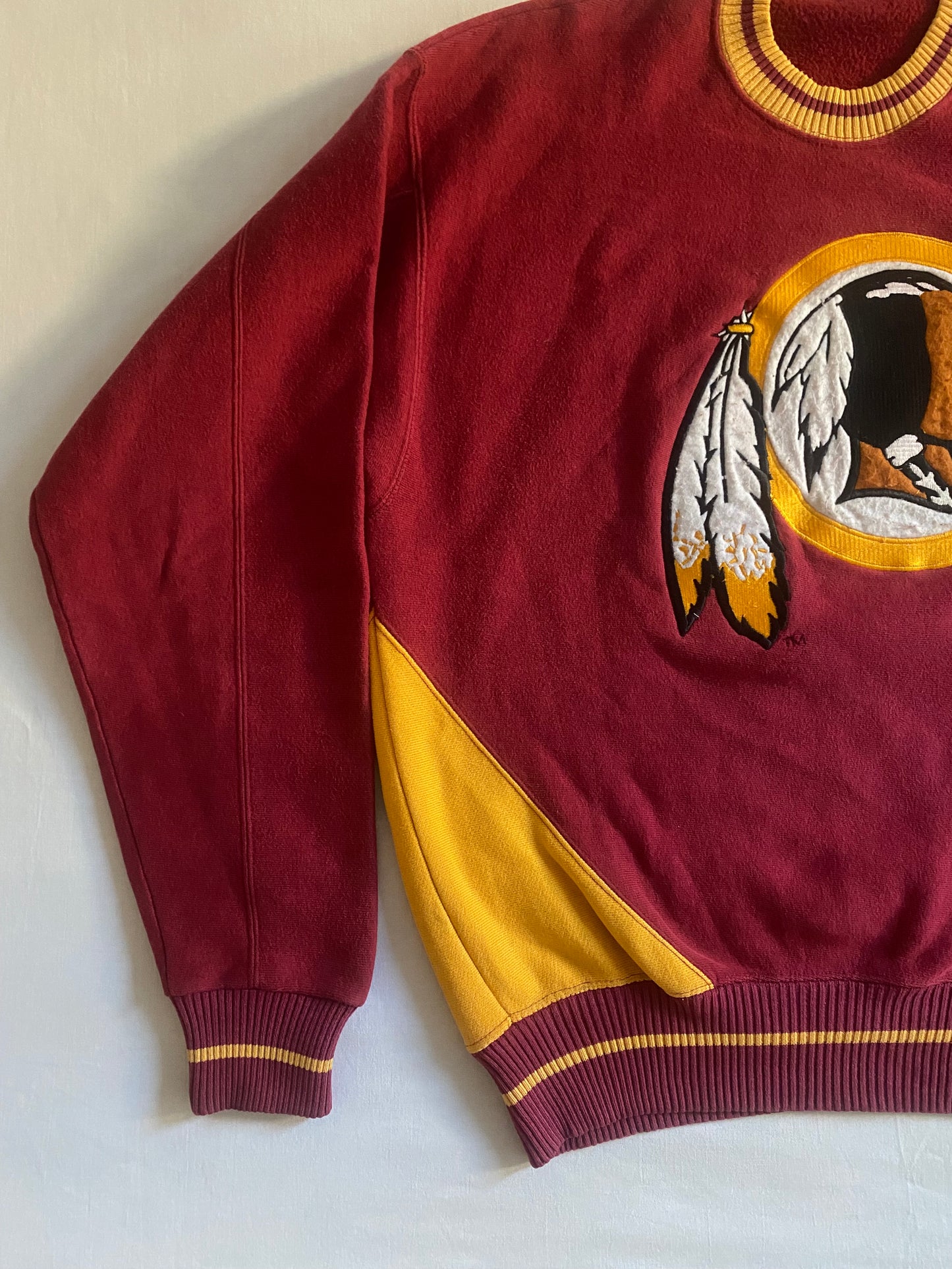 Crewneck Vintage Washington Redskins – Anii '80-'90, Made in USA, XL