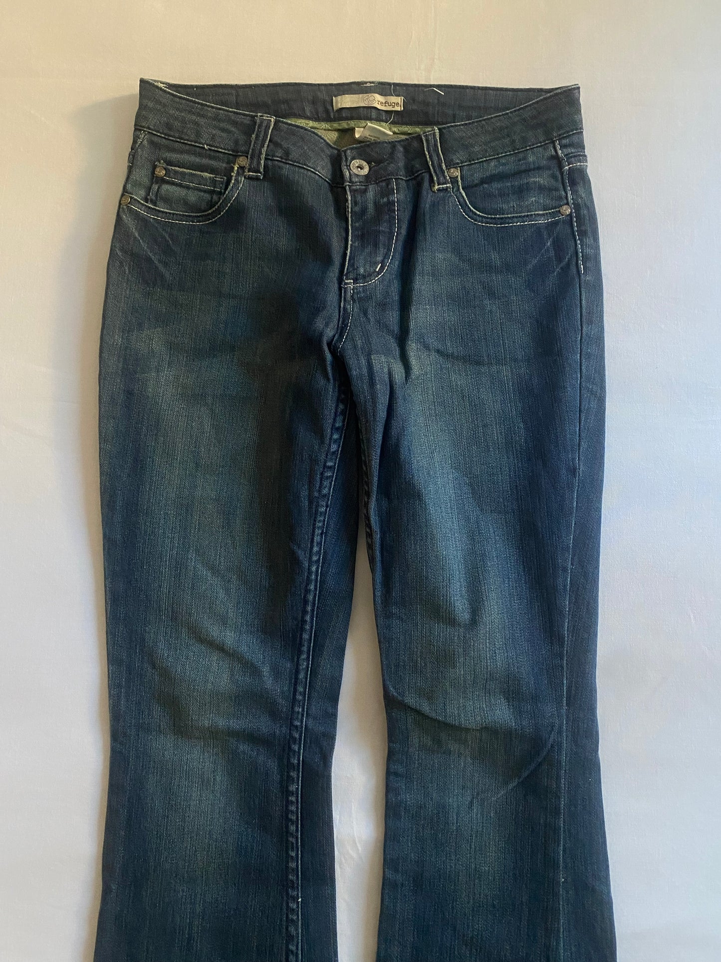 Jeans Y2K Refuge – Bootcut – Mărime US 5 (≈ EU 36–38)