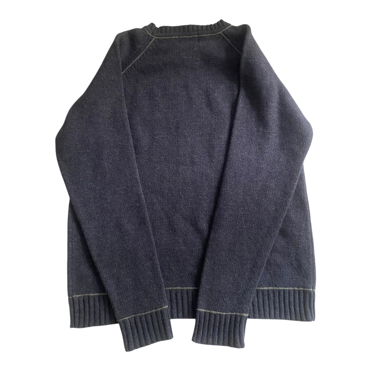 🐑 Pulover Lifeisgood – Light Navy – 80% Lambswool – Men’s L
