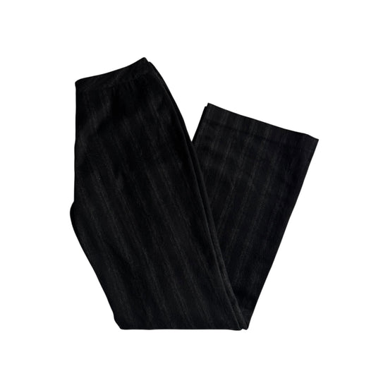 ☕️ Pantaloni Y2K Evazați din Lână Neagră – EU 38 / Femei M