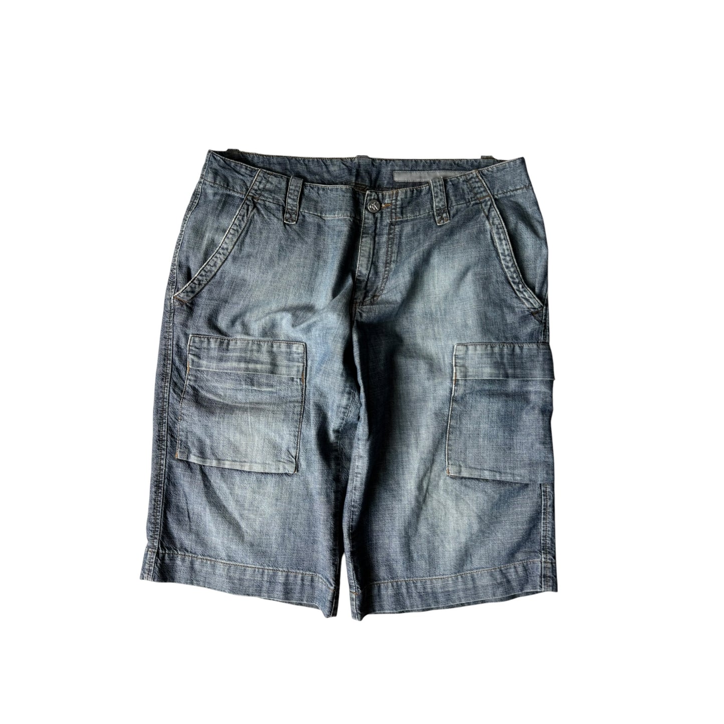 👖 Y2K Cargo Jorts Calvin Klein – W33
