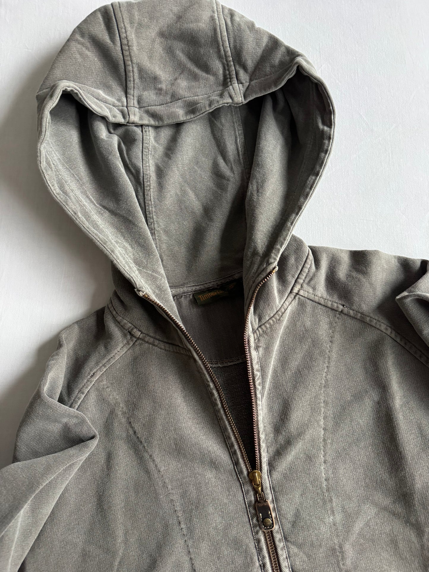 🗿 Hanorac Y2K Bărbați Timberland din Bumbac Gri Washed – M