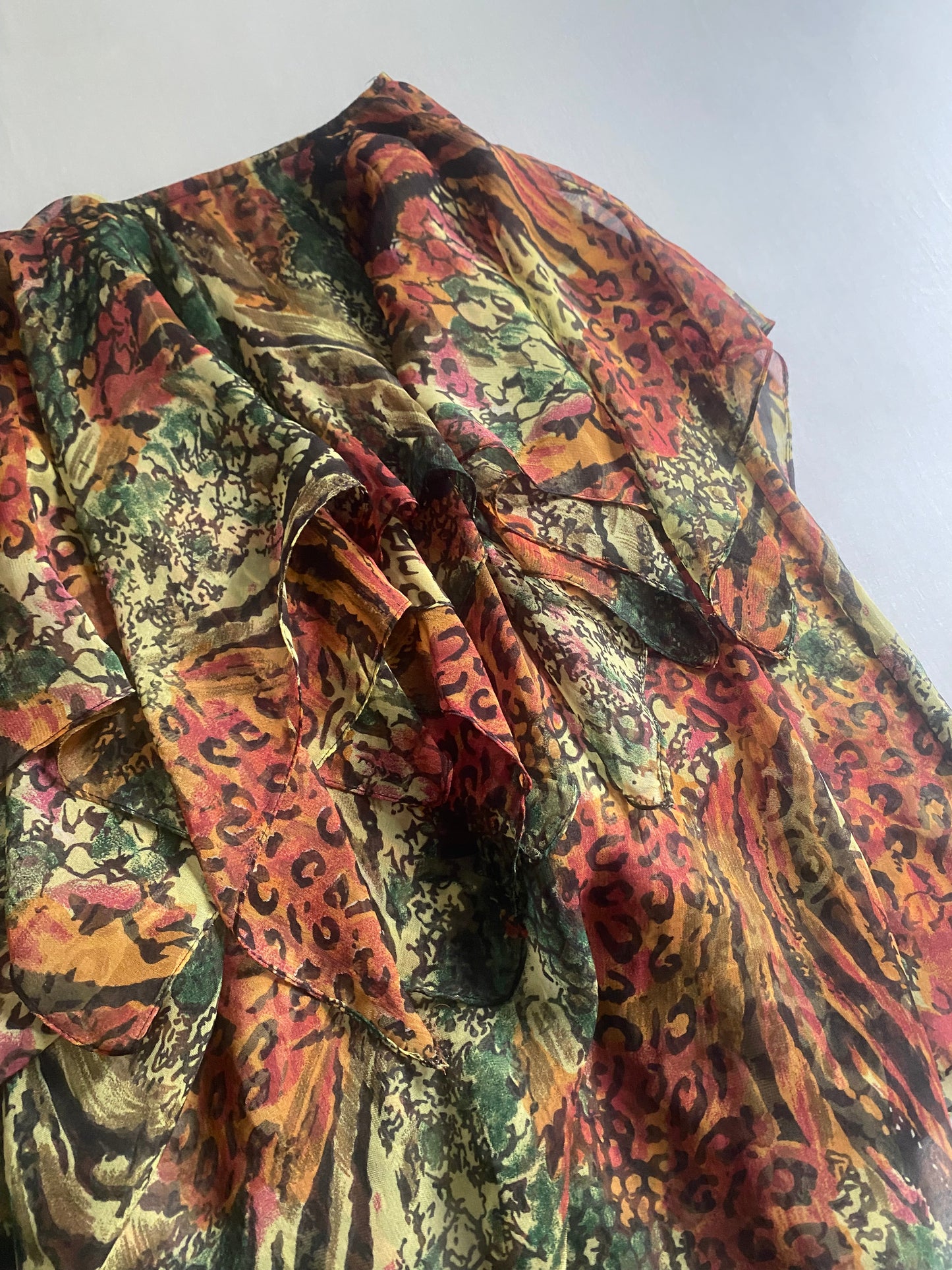 Fustă Mini Animal Print – Y2K – Mărime XS 🐆✨