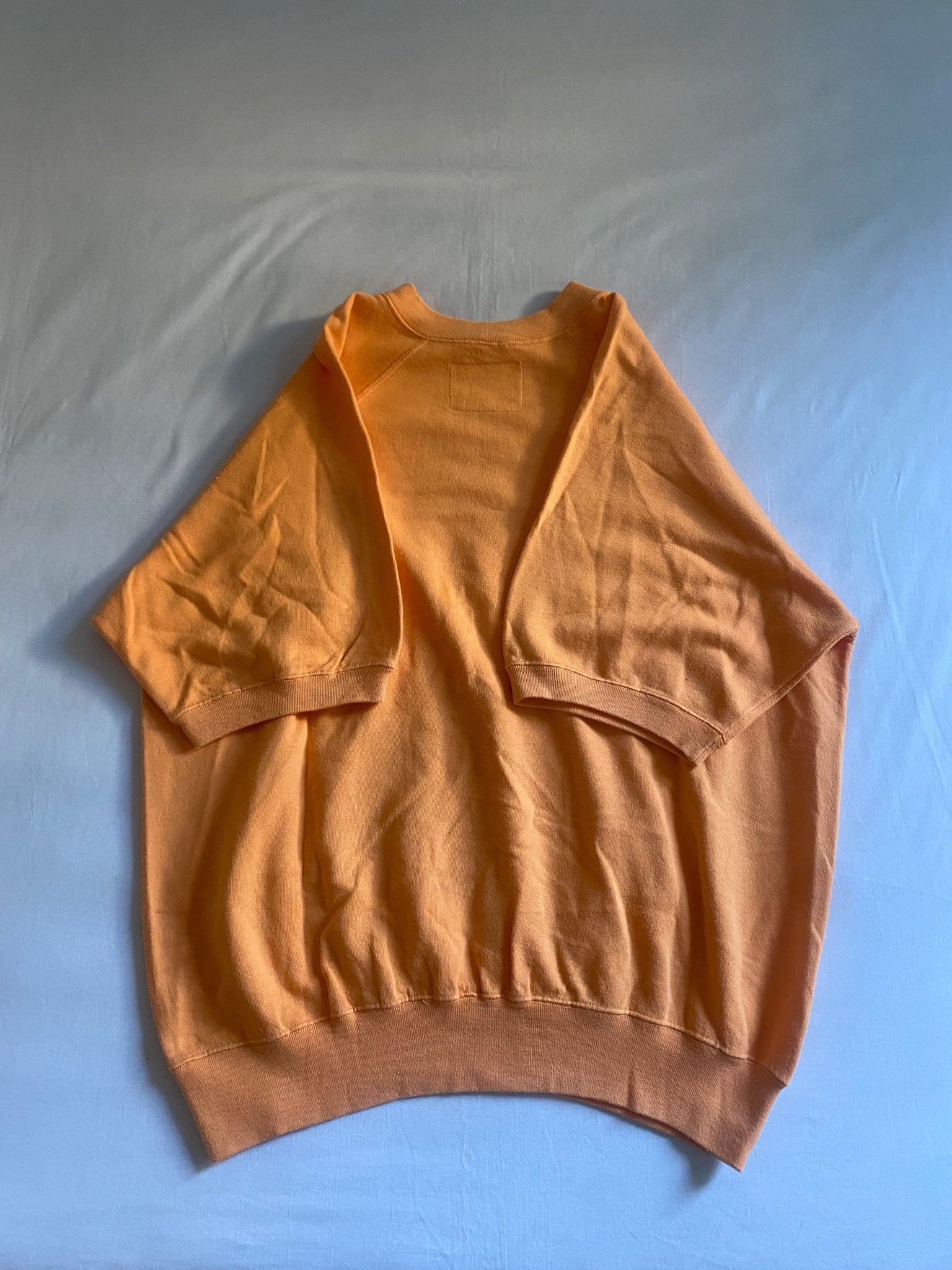 80's Vintage Champion Salmon Orange Shortsleeved Crewneck - anbracaminte
