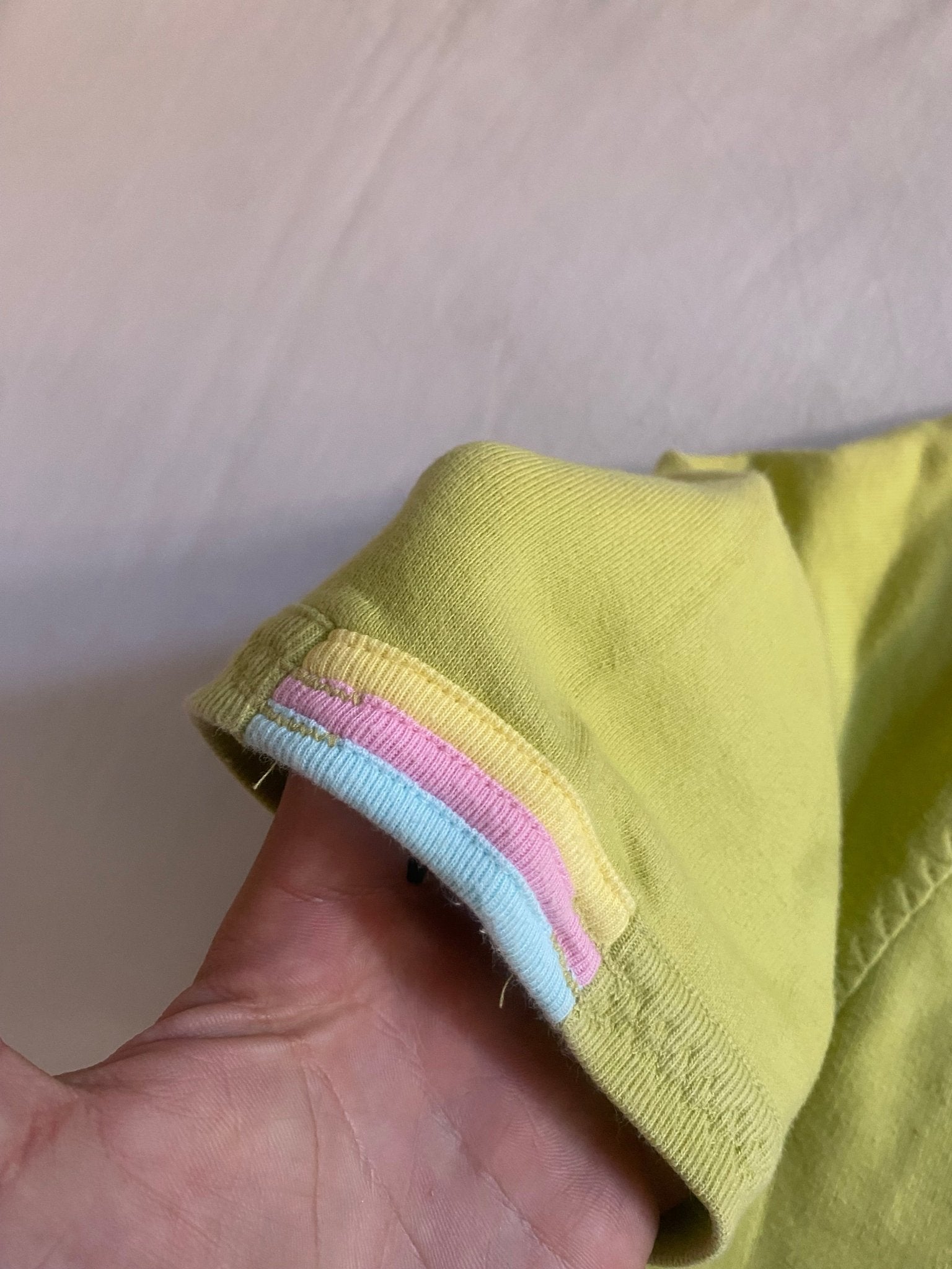 80's Vintage Lime Green Best Company Shortsleeved Crewneck - anbracaminte