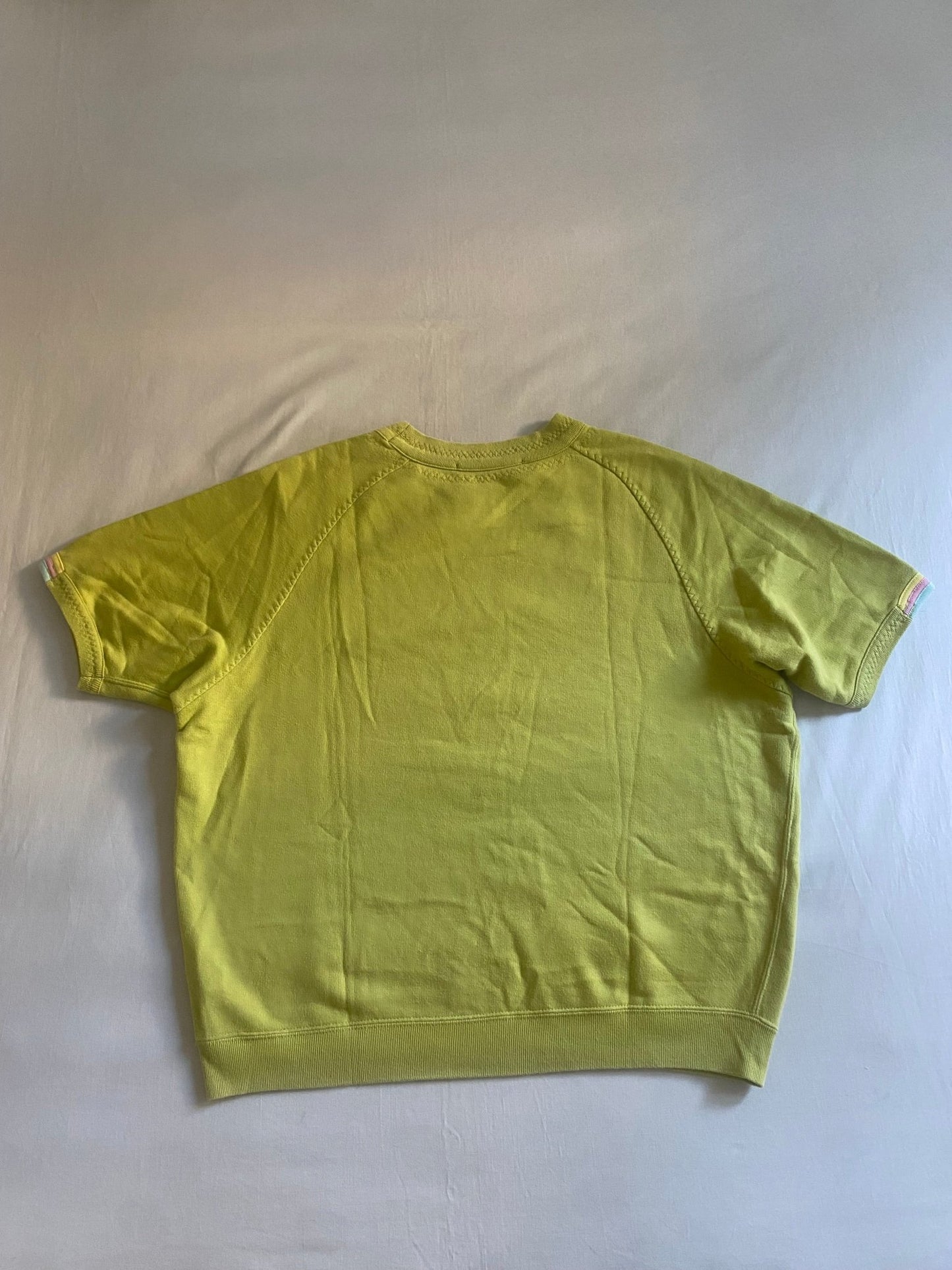 80's Vintage Lime Green Best Company Shortsleeved Crewneck - anbracaminte