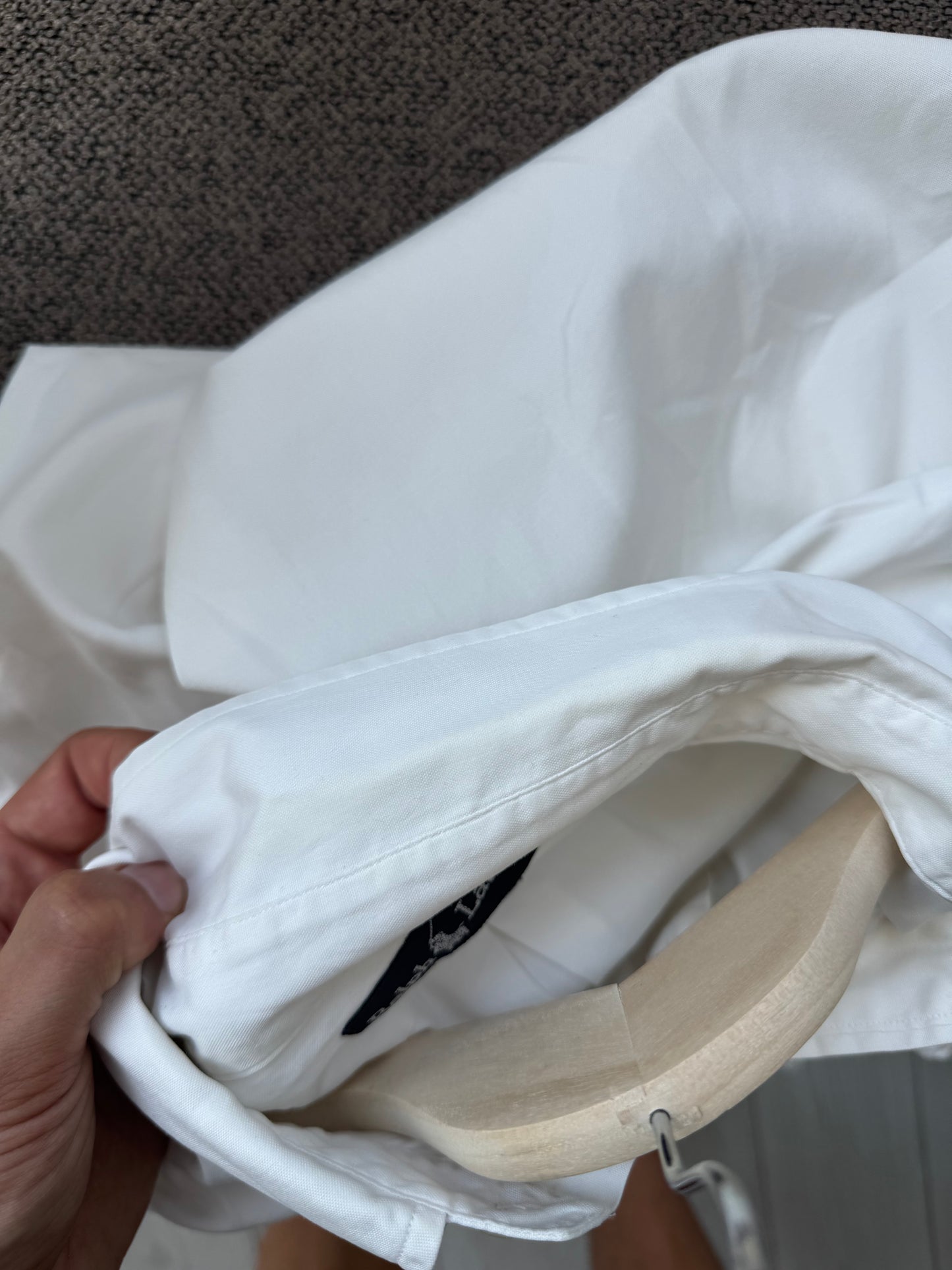 🐴 Cămașă Albă Polo Ralph Lauren Vintage Relaxed Fit – M Bărbați