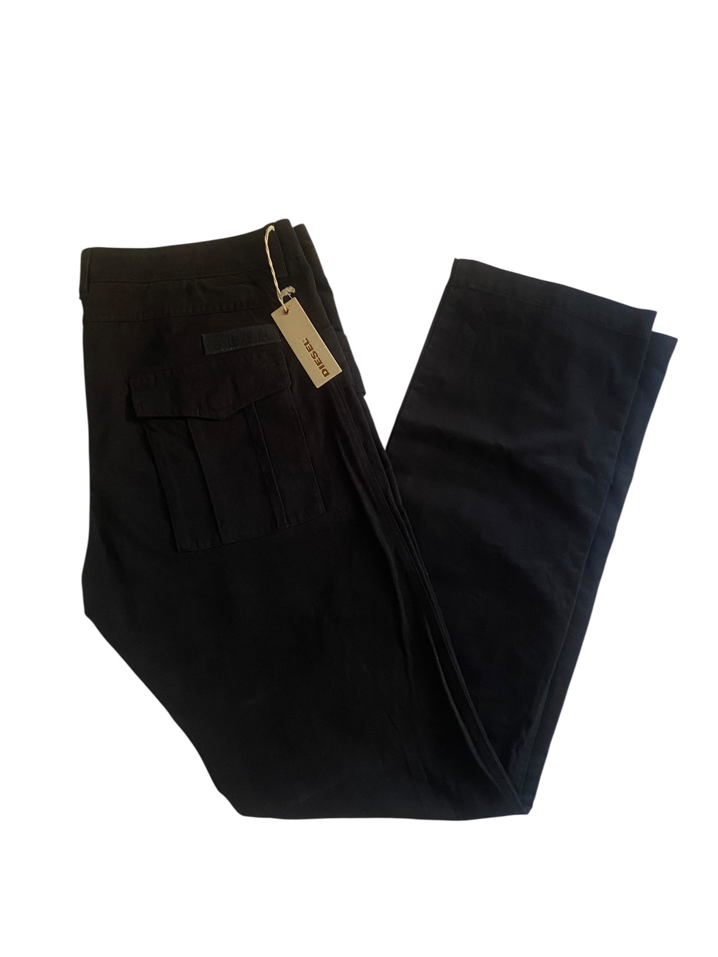👖 Pantaloni Diesel Utility negri – Y2K Workwear Vibe