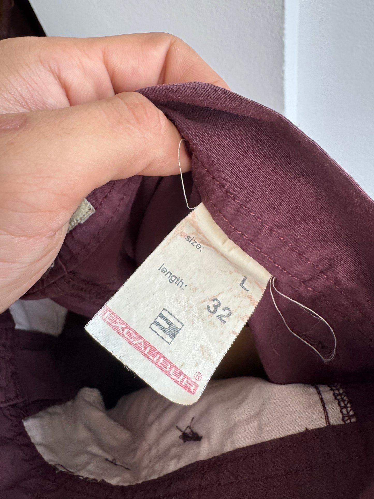 🪩 Pantaloni Y2K Excalibur Flared Rave – L