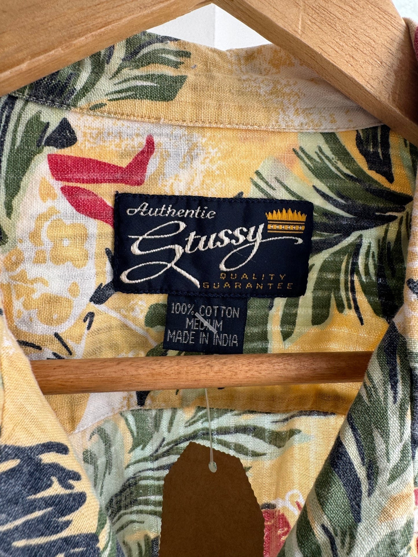 🏝️ Vintage Stüssy Cămașă Hawaiiană – M Bărbați