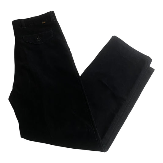 Pantaloni Vintage Lee – Black Corduroy – Made in Belgium – W34 L34