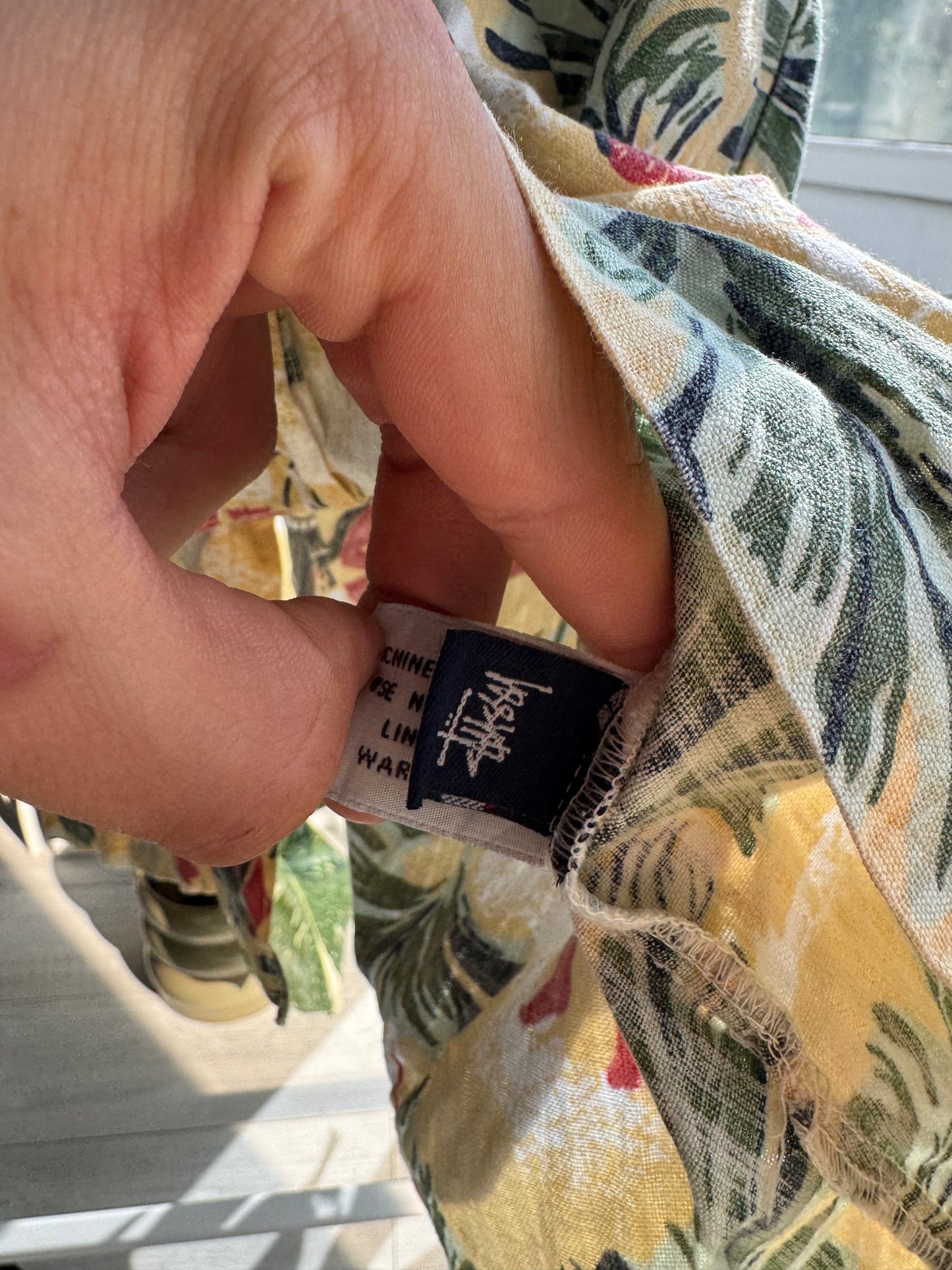 🏝️ Vintage Stüssy Cămașă Hawaiiană – M Bărbați