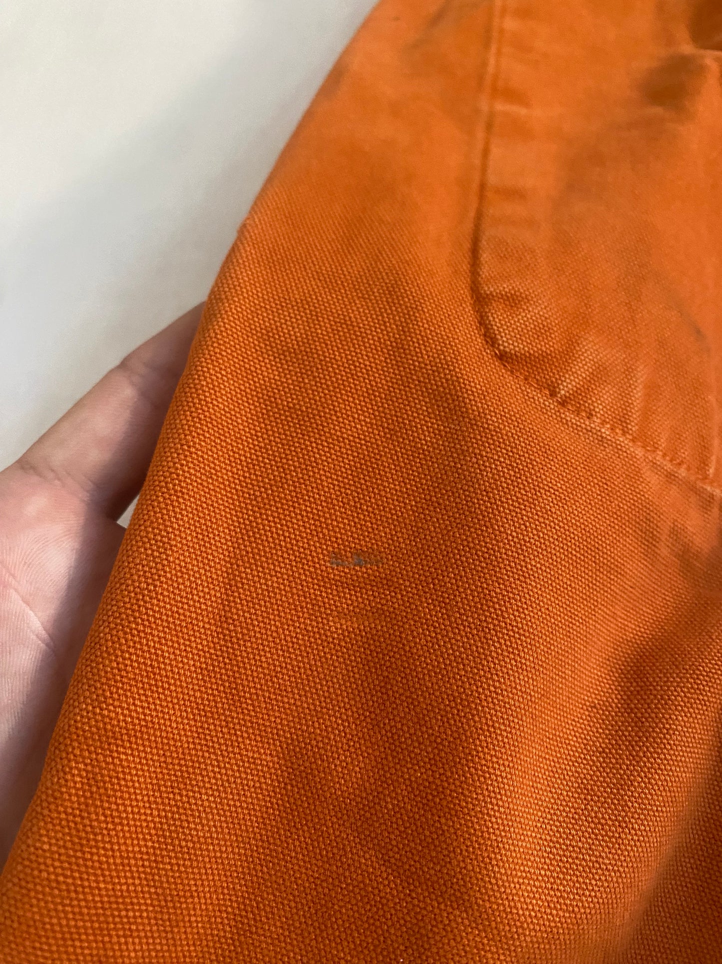 Vintage Murphy Nye Heavy Cotton Canvas Orange Sailing Trousers