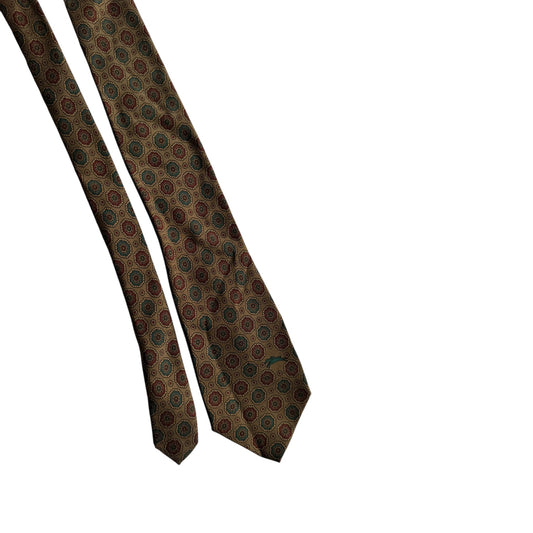 👔 Cravată Vintage Yves Saint Laurent din Mătase cu Print