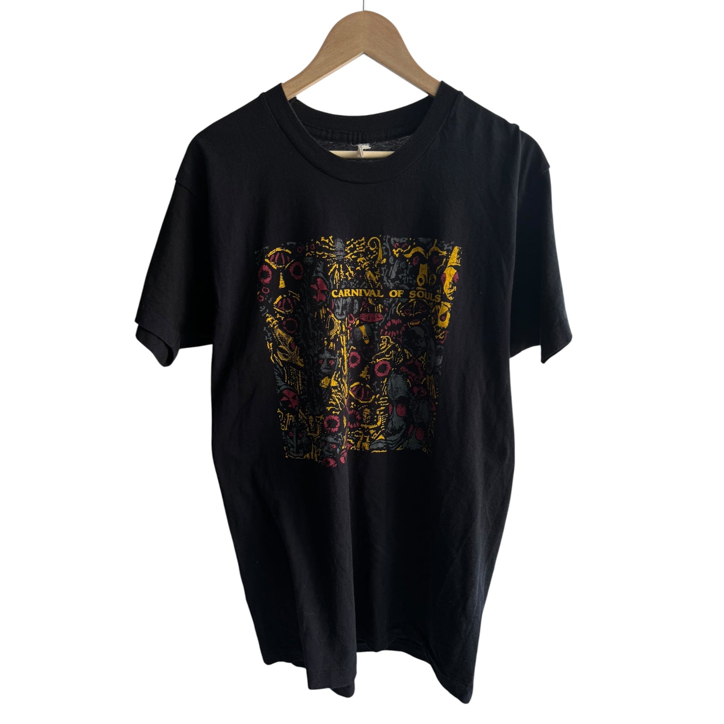 🎭 Tricou Vintage Carnival of Souls Movie Tee – Single Stitch – L Bărbați