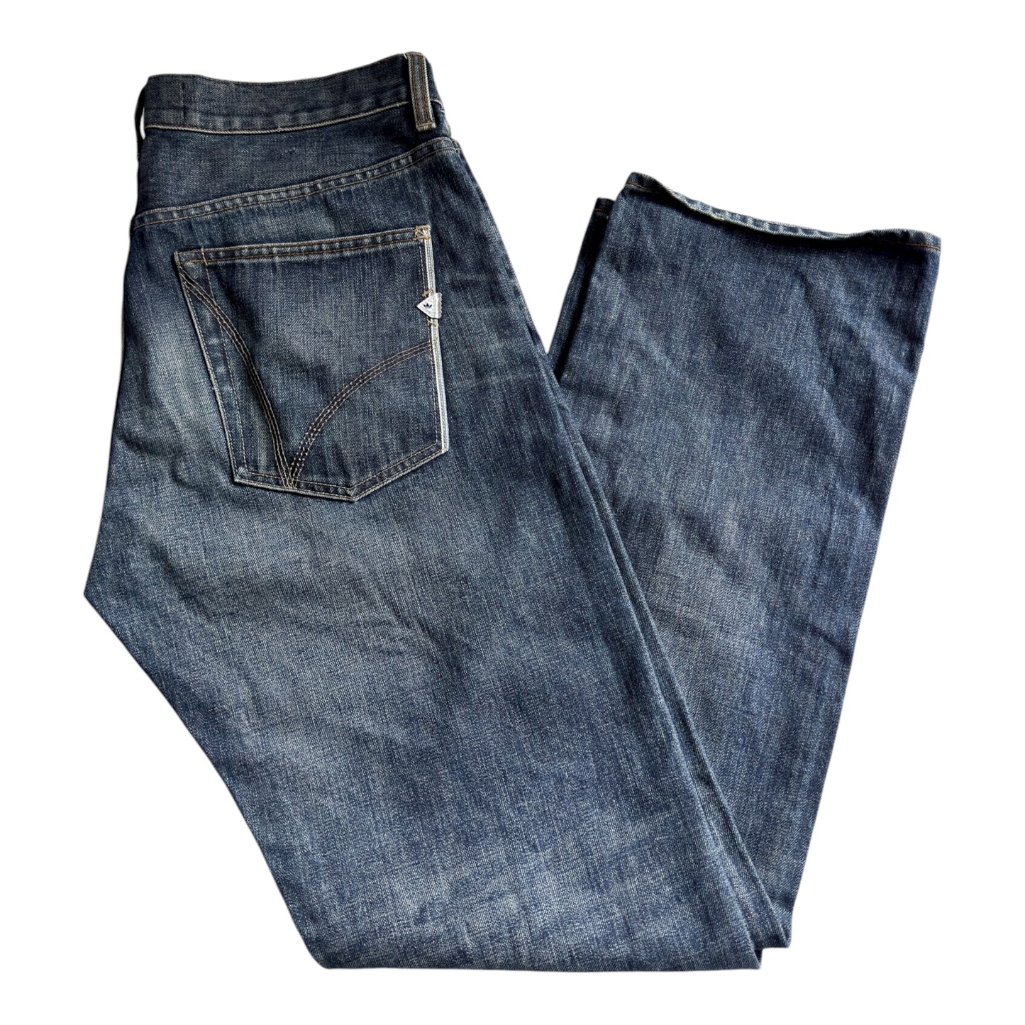 👟 Adidas Selvedge Denim Jeans – Conductor Model – 2011 – Relaxed Baggy Fit – W34