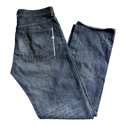 👟 Adidas Selvedge Denim Jeans – Conductor Model – 2011 – Relaxed Baggy Fit – W34