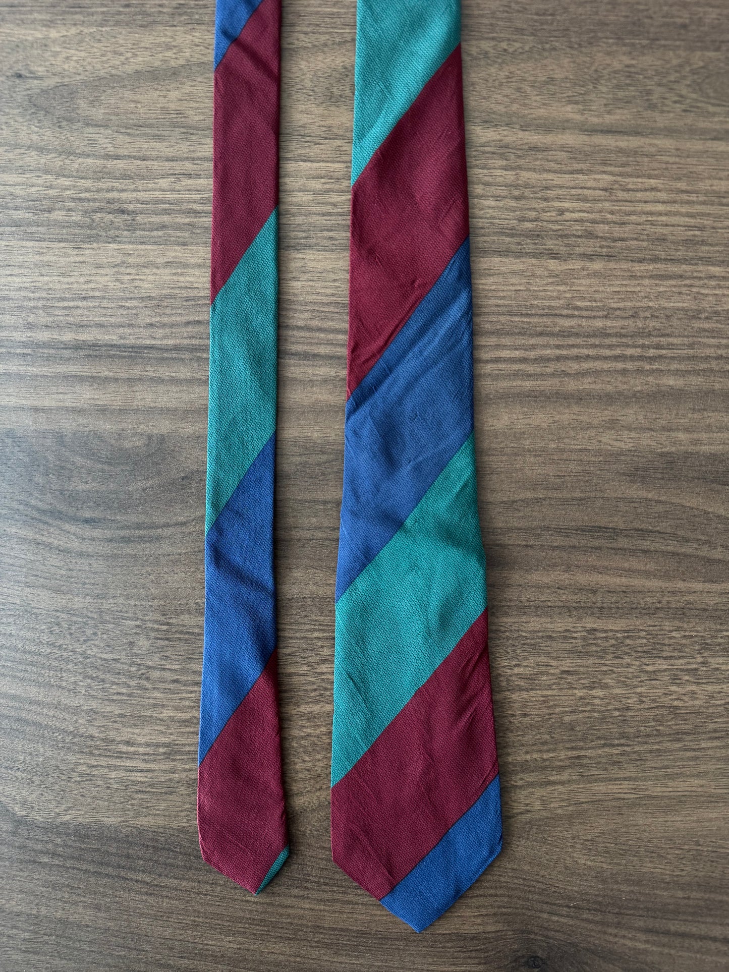 👔 Cravată Yves Saint Laurent Vintage '80s | Mătase Naturală | Made in Italy
