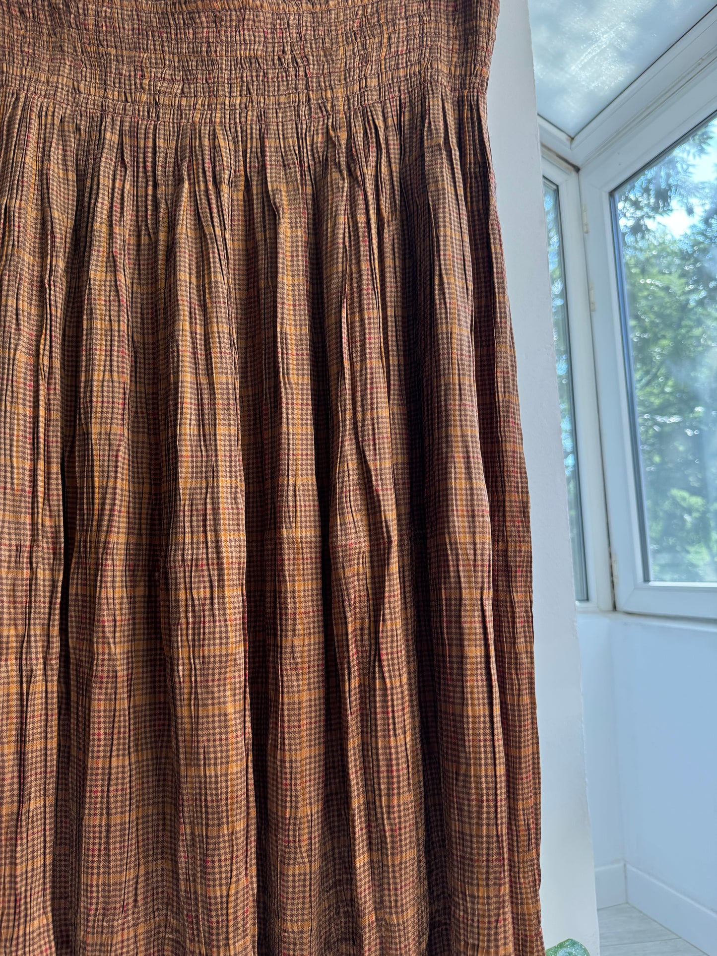 ✨ Fustă Vintage Printed din Mătase – IT 42 (M Damă) – Made in Italy