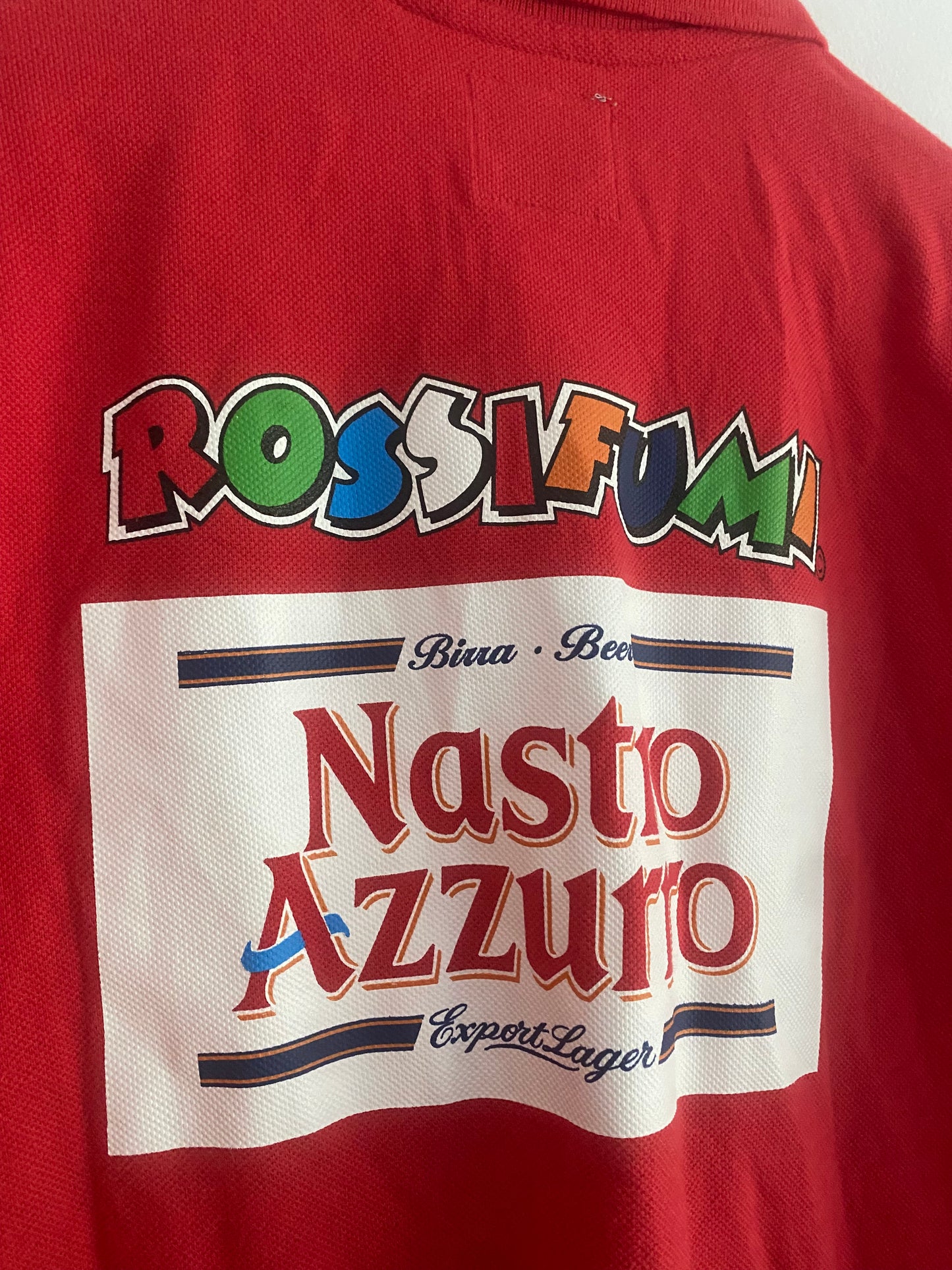 🏁 Tricou Polo Roșu Aprilia Racing x Valentino Rossi