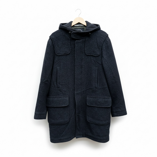 🧥 Palton Vintage Bărbați Henry Cotton’s din Lână cu Glugă – M / L