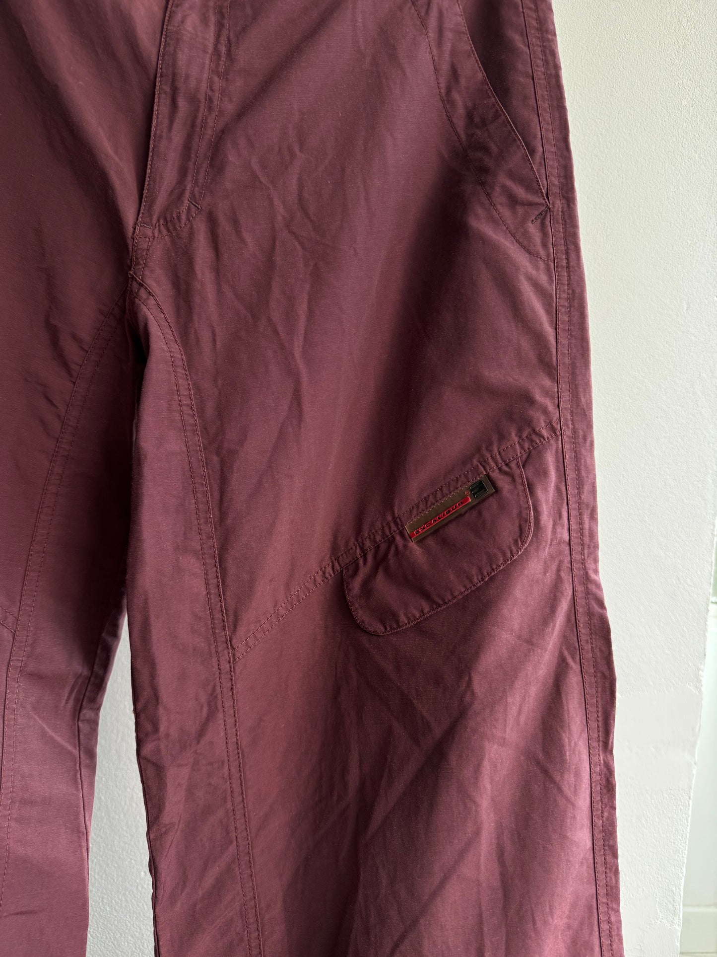 🪩 Pantaloni Y2K Excalibur Flared Rave – L