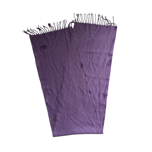 🍇 Vintage 80’s Fendi Purple Scarf – 100% Wool – Made in Italy