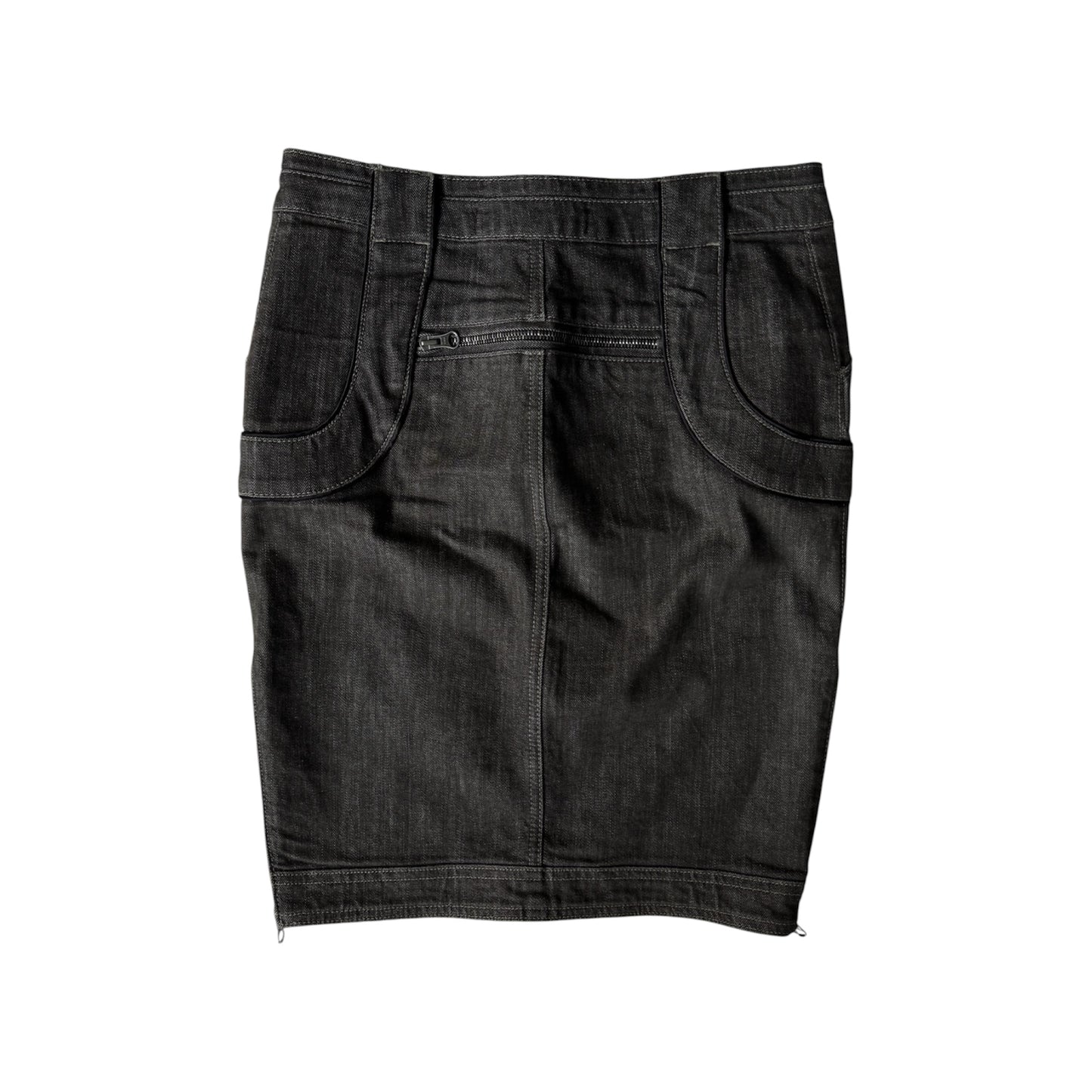 👗 Fustă Denim Maro Washed Stella McCartney x H&M – Mărimea S