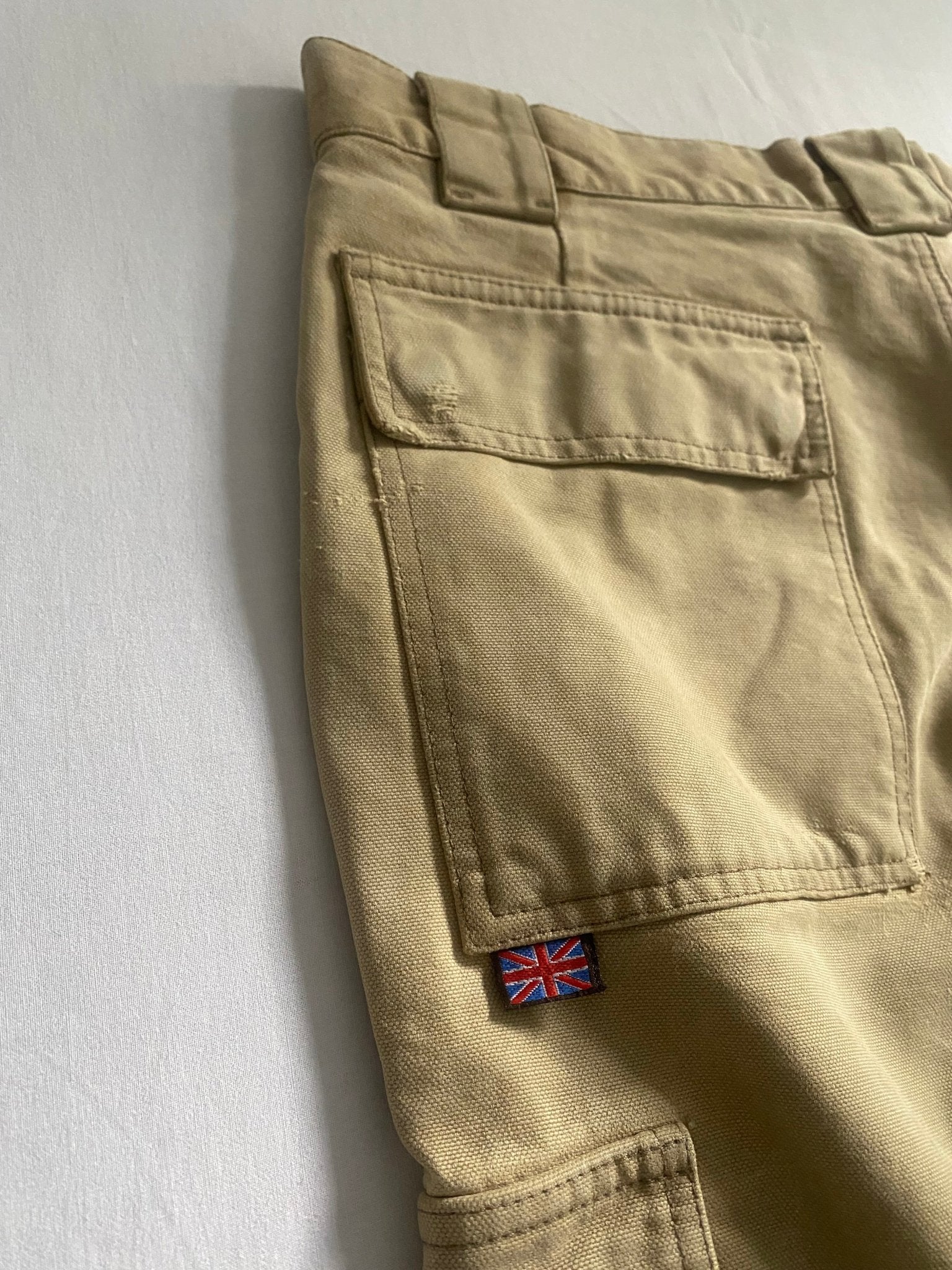90’s Belstaff Cargo Pants – Rugged & Repaired – Made in Italy – Size 54 - anbracaminte