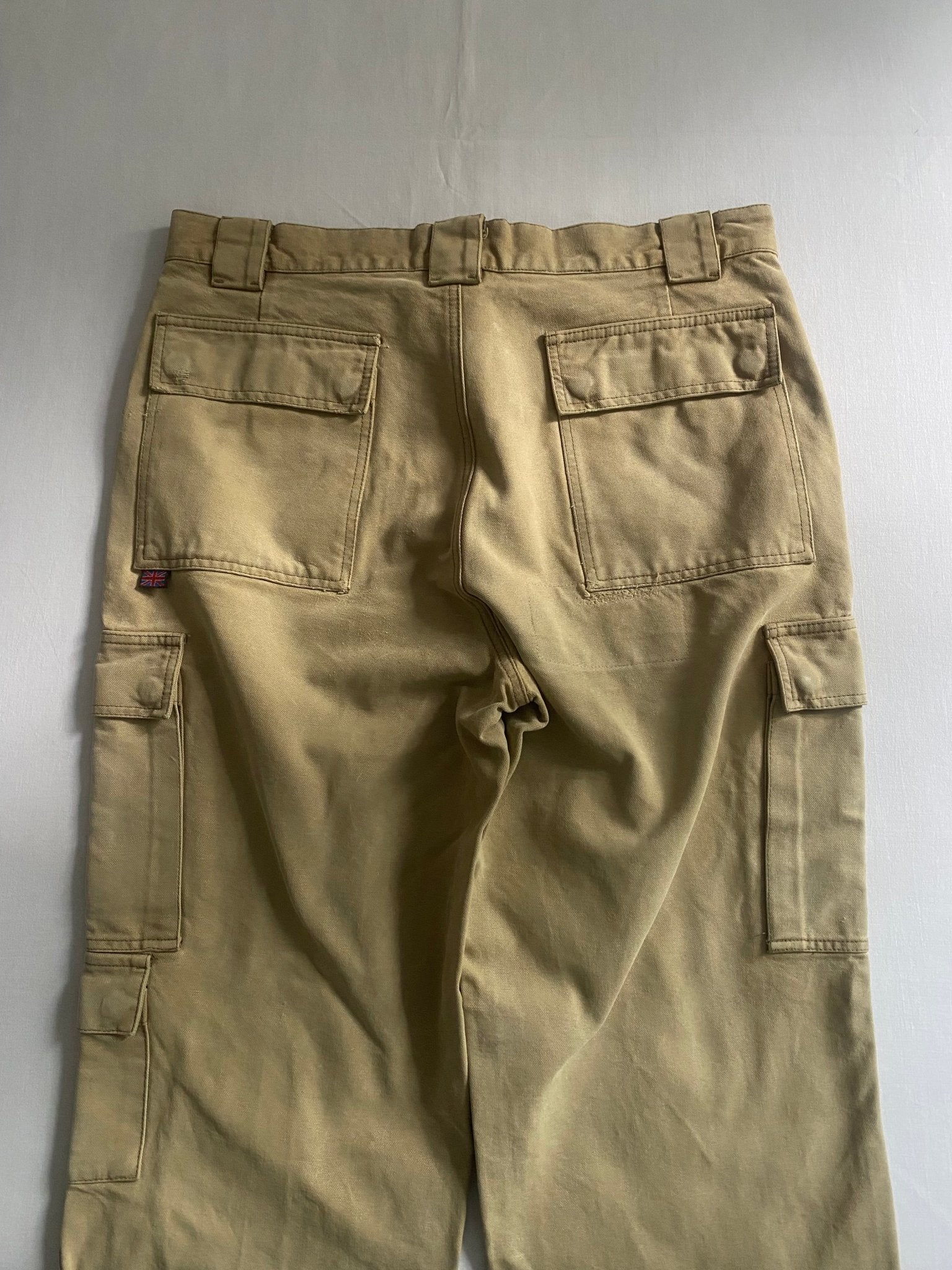 90’s Belstaff Cargo Pants – Rugged & Repaired – Made in Italy – Size 54 - anbracaminte