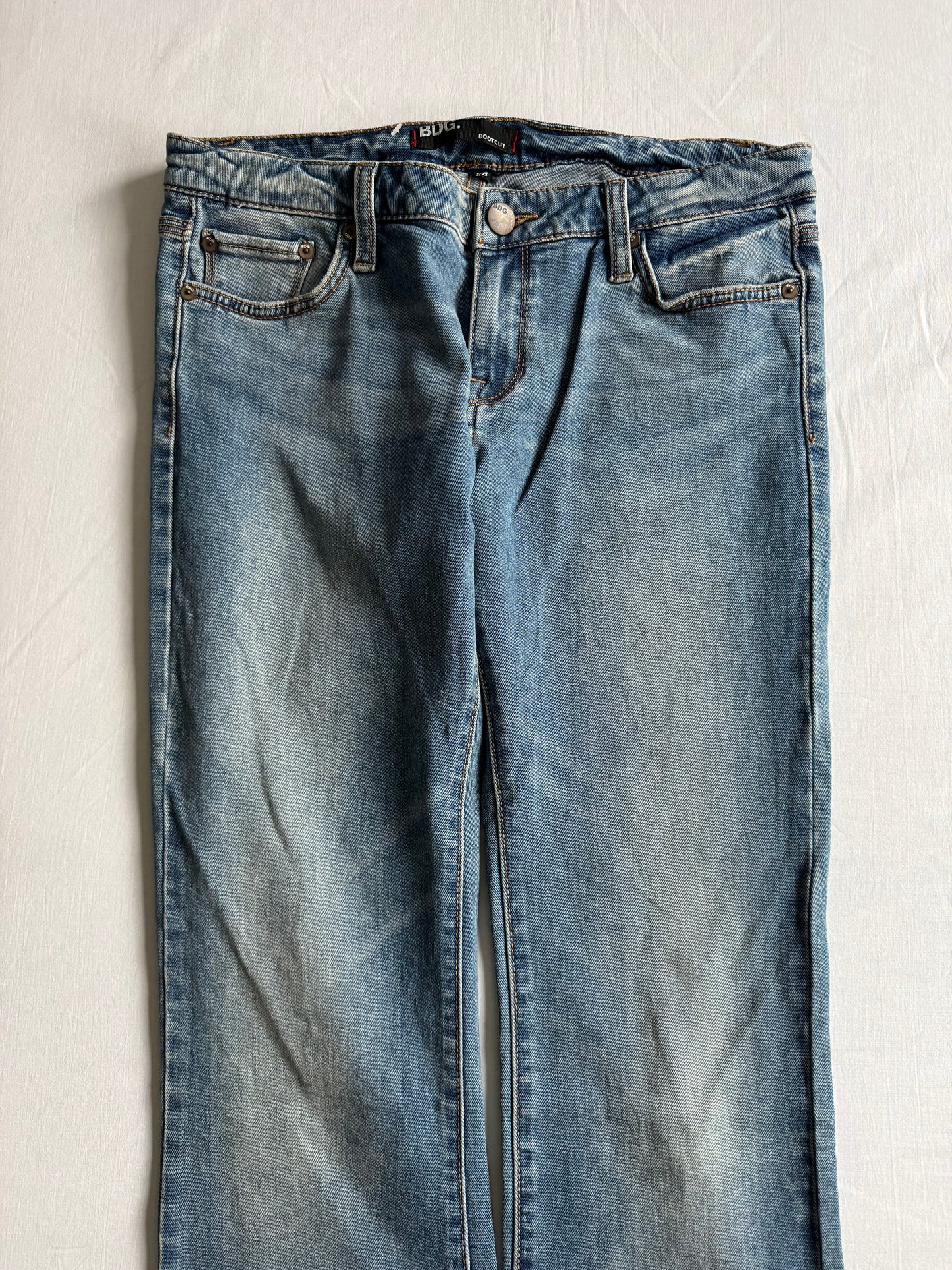 👖 Blugi Y2K Bootcut Light Wash – Mărime US 28 / EU 38