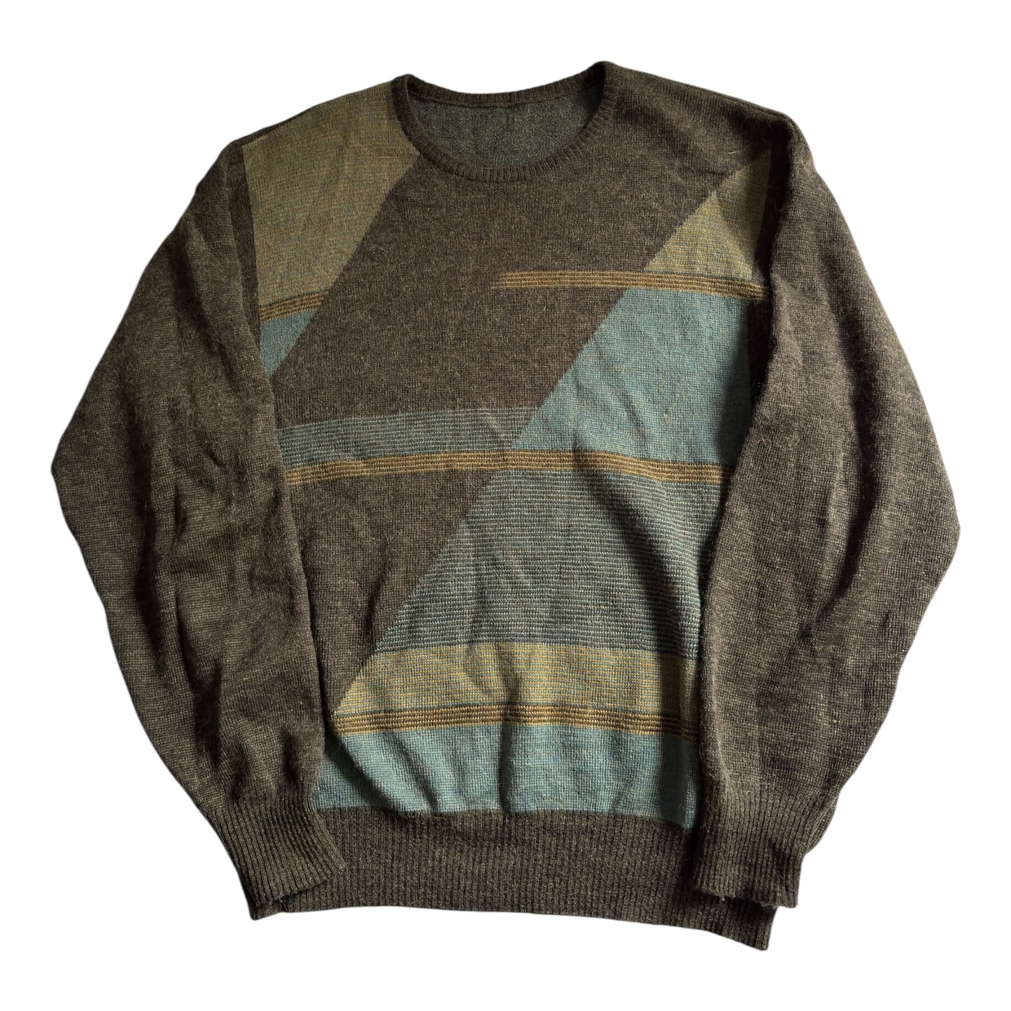 🐑 🦙 Vintage Jumper – Alpaca & Pure New Wool – Men’s L-XL