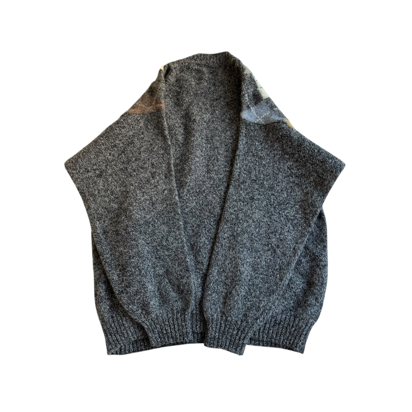 🧶 Pulover vintage Burlington cu model argyle – mărimea L (Made in Italy)