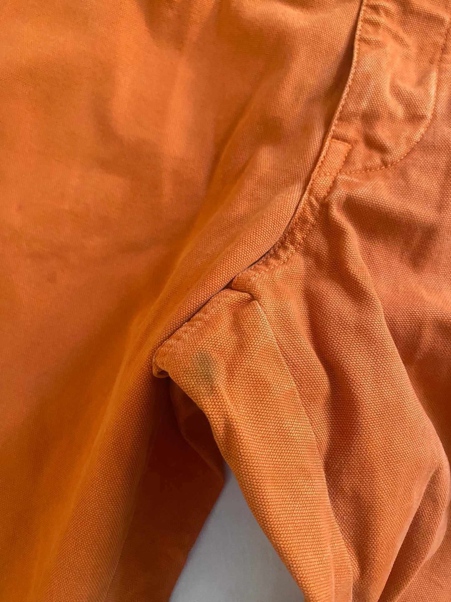 Vintage Murphy Nye Heavy Cotton Canvas Orange Sailing Trousers