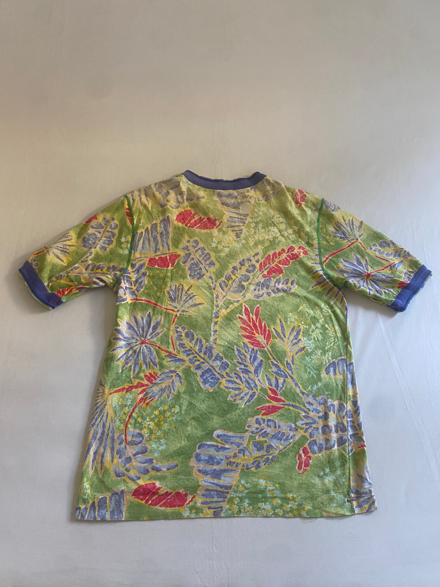 Vintage Best Company All Over Print Floral Shirt