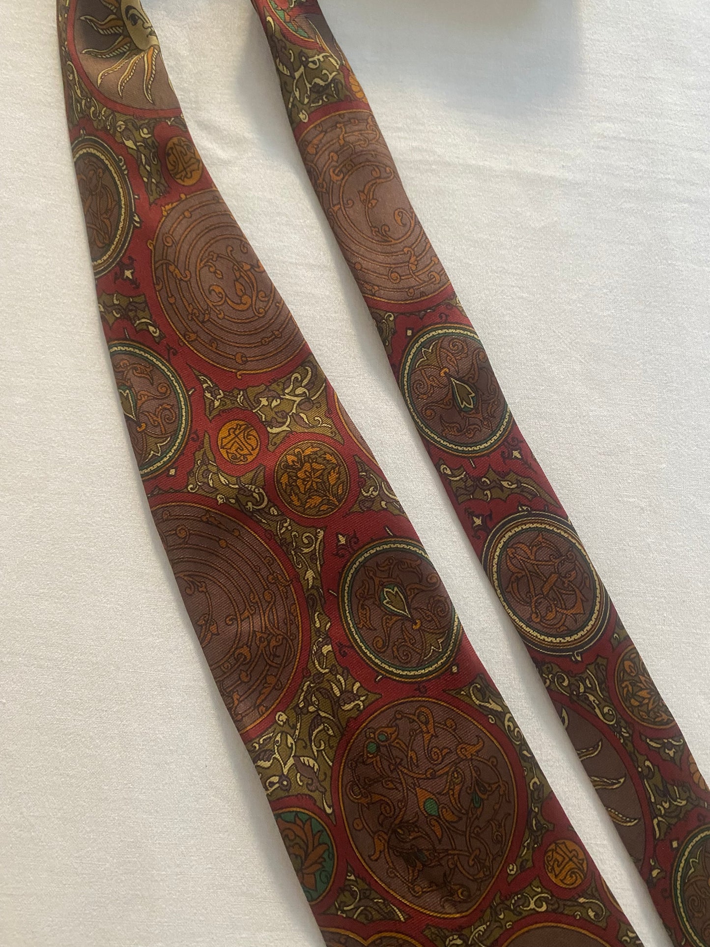 Vintage Moschino Printed Tie
