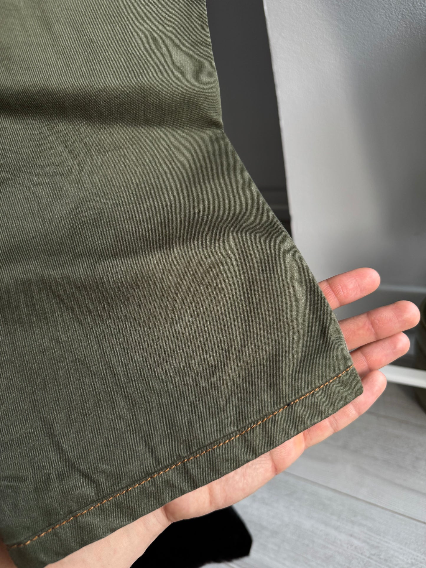 🫒 Y2K Dolce & Gabbana Olive Green Jeans – Straight Fit – US 34 – Made in Italy