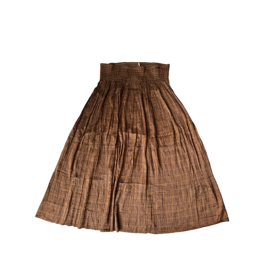 ✨ Fustă Vintage Printed din Mătase – IT 42 (M Damă) – Made in Italy