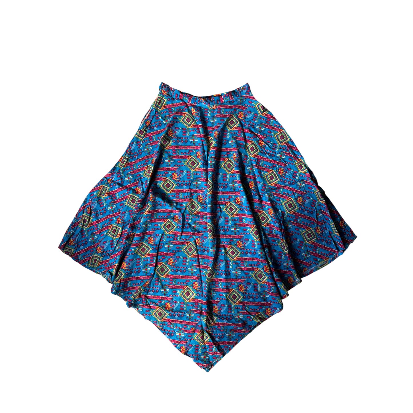☀️ Fustă Vintage cu Print – Approx. XS–S Damă