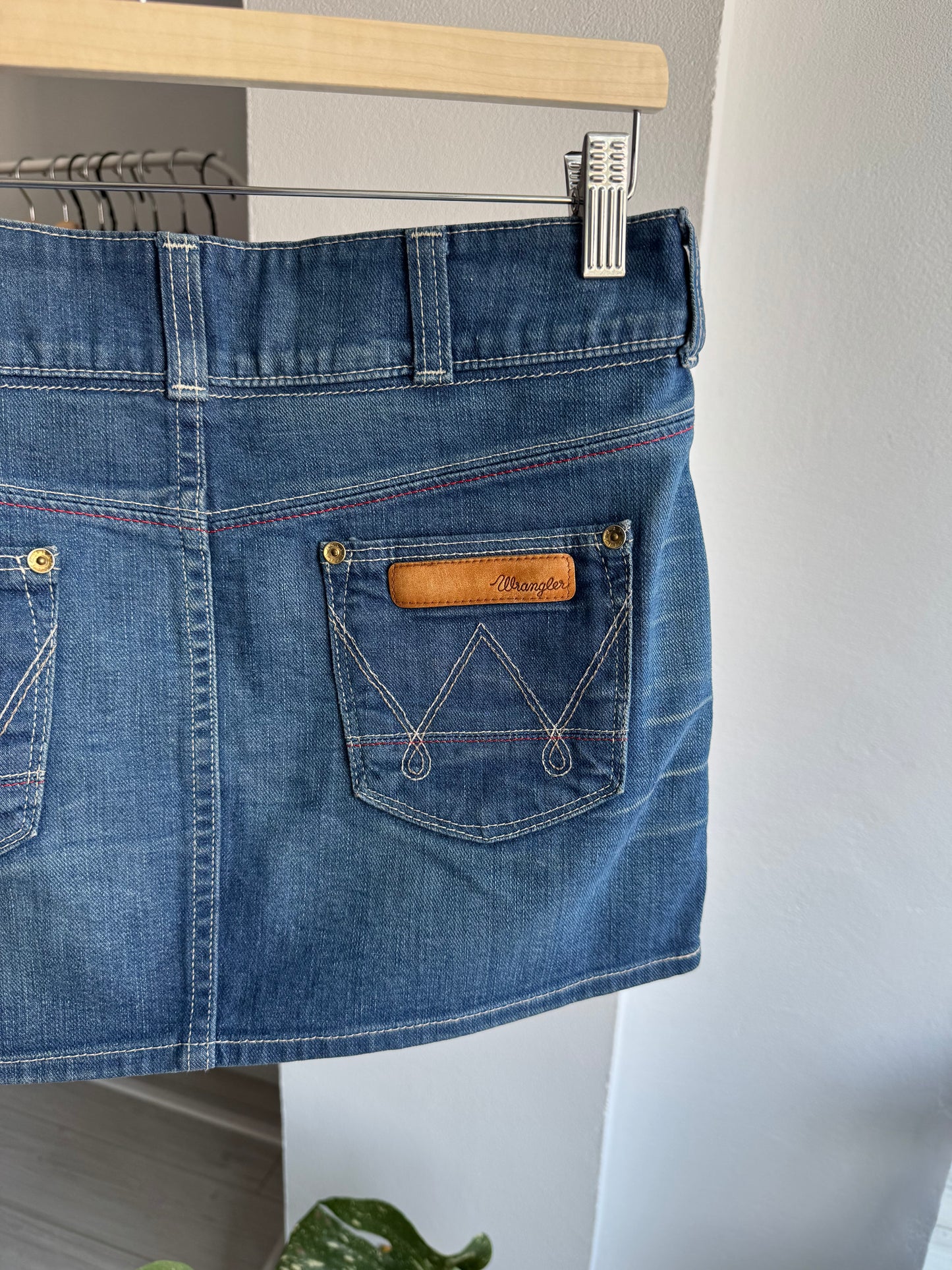 🤠 Fustă Denim Wrangler Y2K | M Damă (W28)