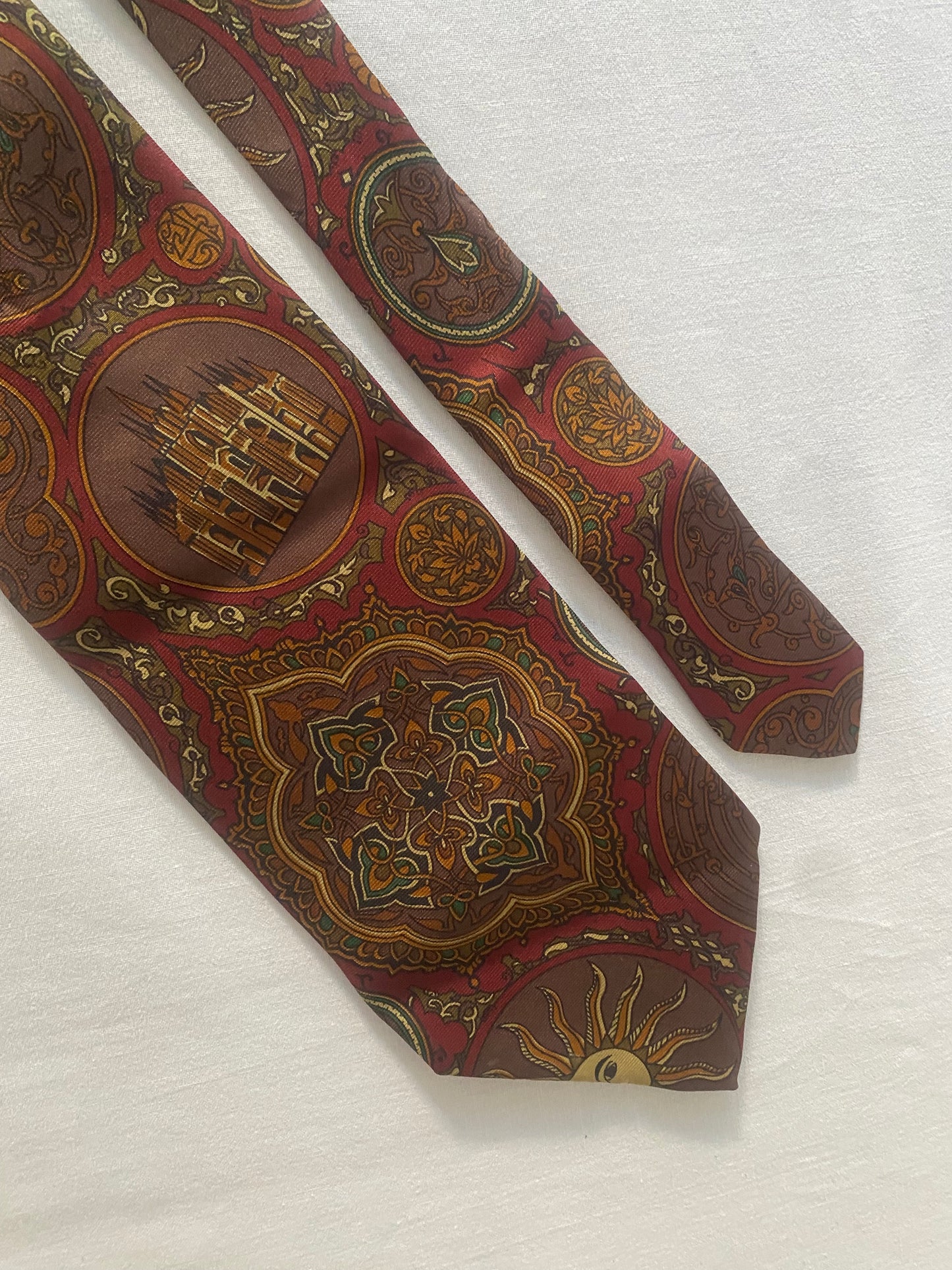 Vintage Moschino Printed Tie