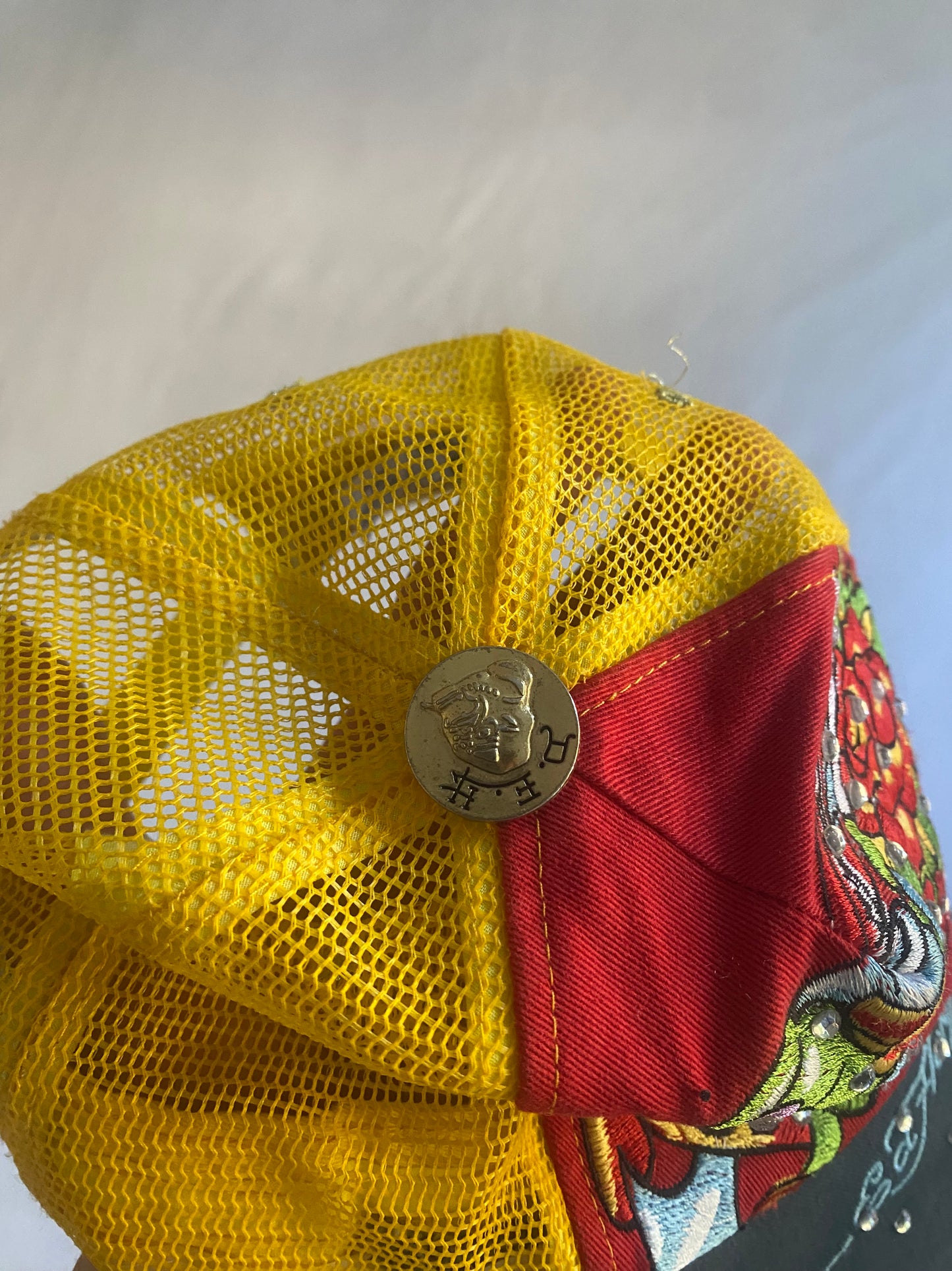 Y2K Ed Hardy Trucker Hat